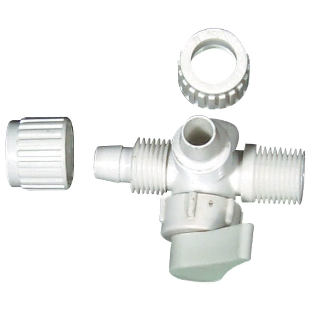 Flair-It Plastic 3-Way Valve | 0.5", Threaded NPT