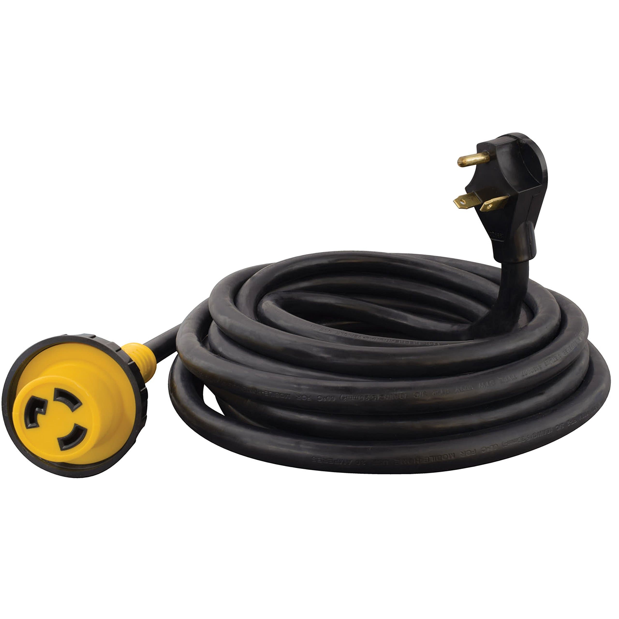 Valterra Mighty Cord 30 Amp Detachable Power Cord | 25 ft, Black