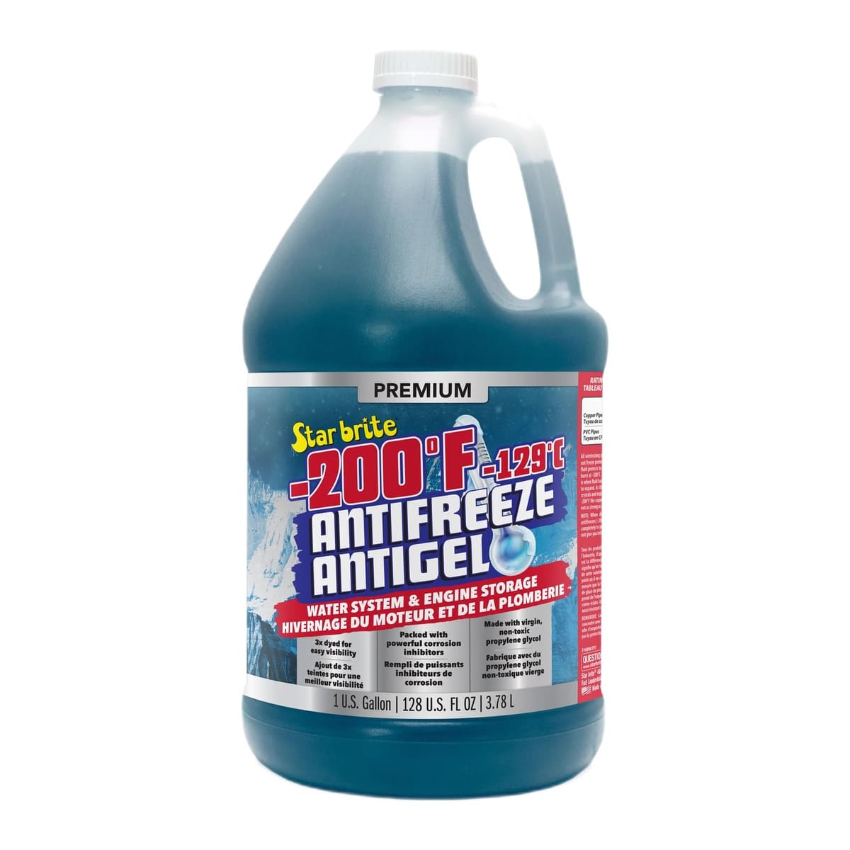 Star Brite Premium -200°F Non-Toxic RV Antifreeze | 1 Gallon