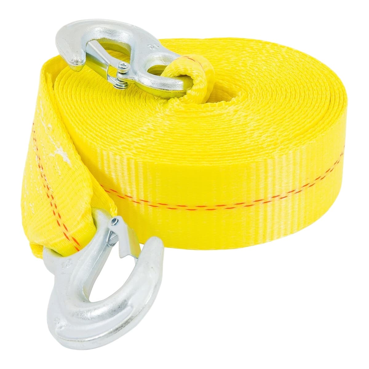 Keeper 2" x 25' Tow Strap with Zinc-Plated Hooks, 12,000 lb Break Strength