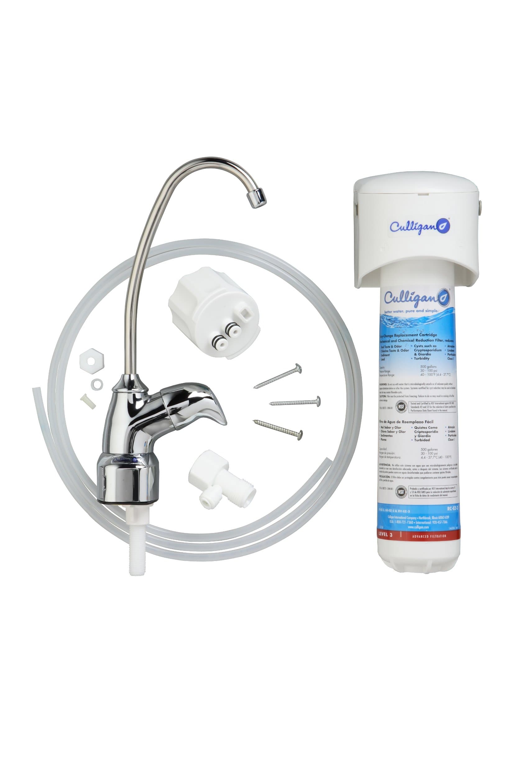 Culligan RV-EZ-3 EZ-Change Drinking Water Filtration System | Level 3, 500-Gallon Capacity