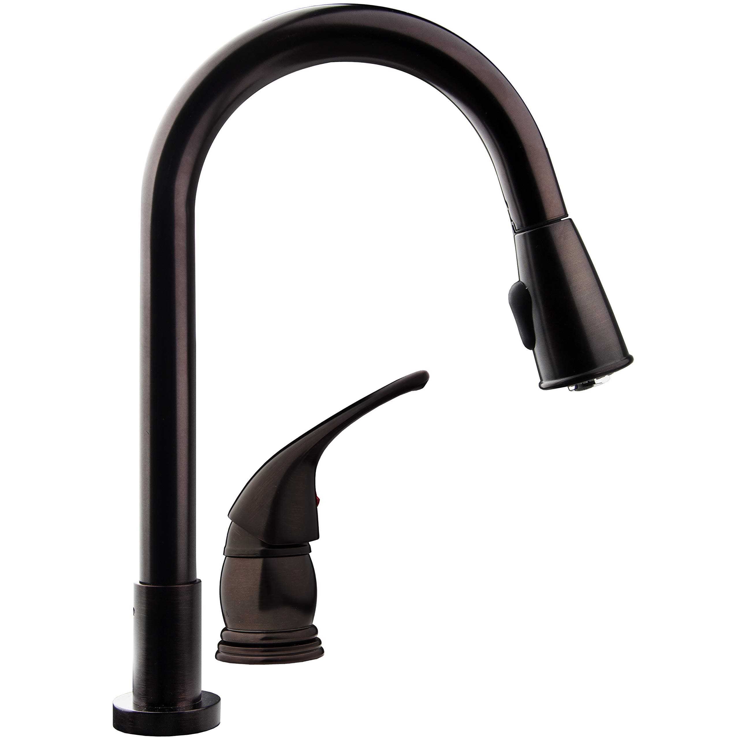 Dura Faucet Pull-Down RV Kitchen Faucet | Venetian Bronze, 2 GPM, Single Handle