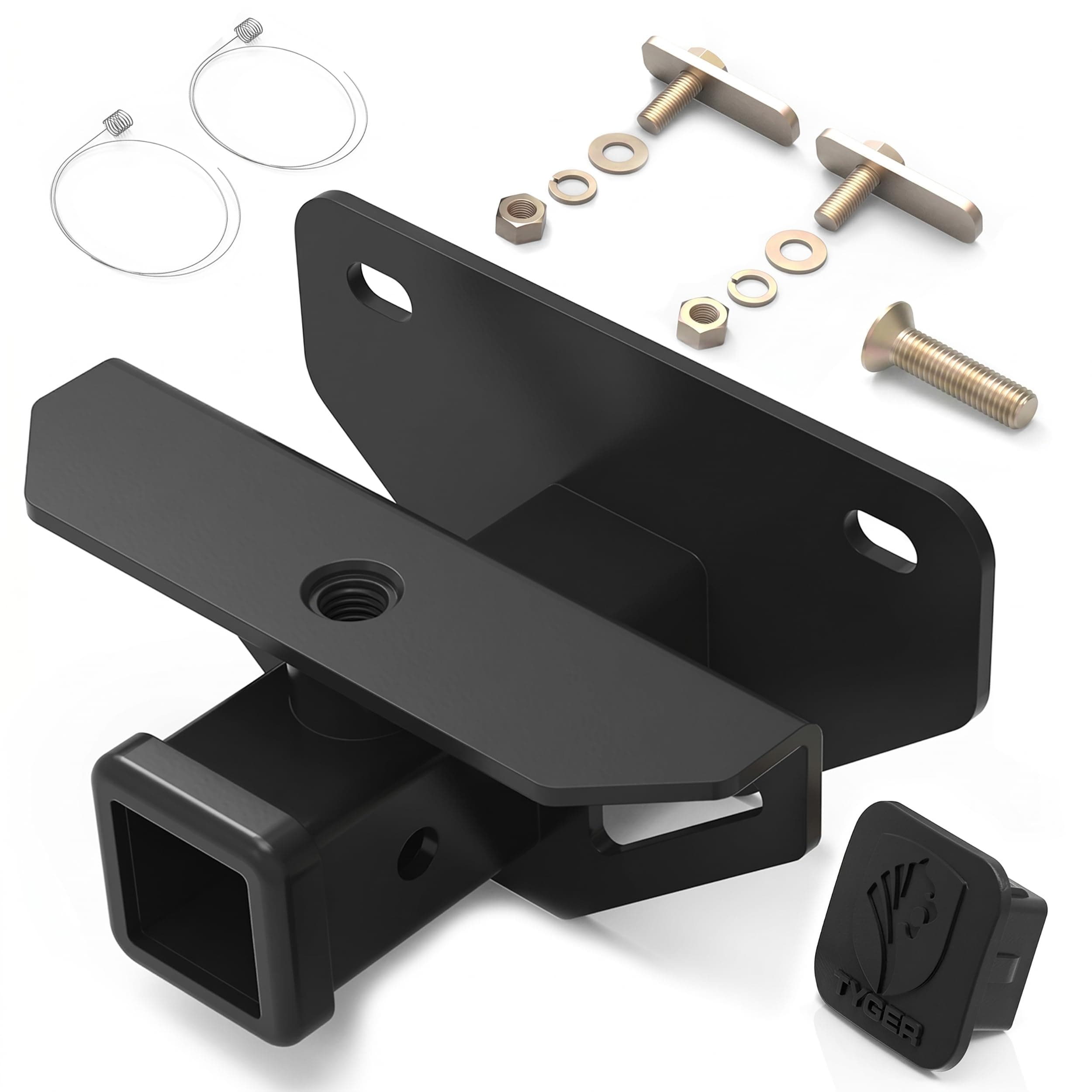 Tyger Auto Class 3 Trailer Hitch & Cover Kit | 2" Receiver, 6,000 lb GTW, Fits 2003-2018 Ram 1500 / 2003-2014 Ram 2500/3500