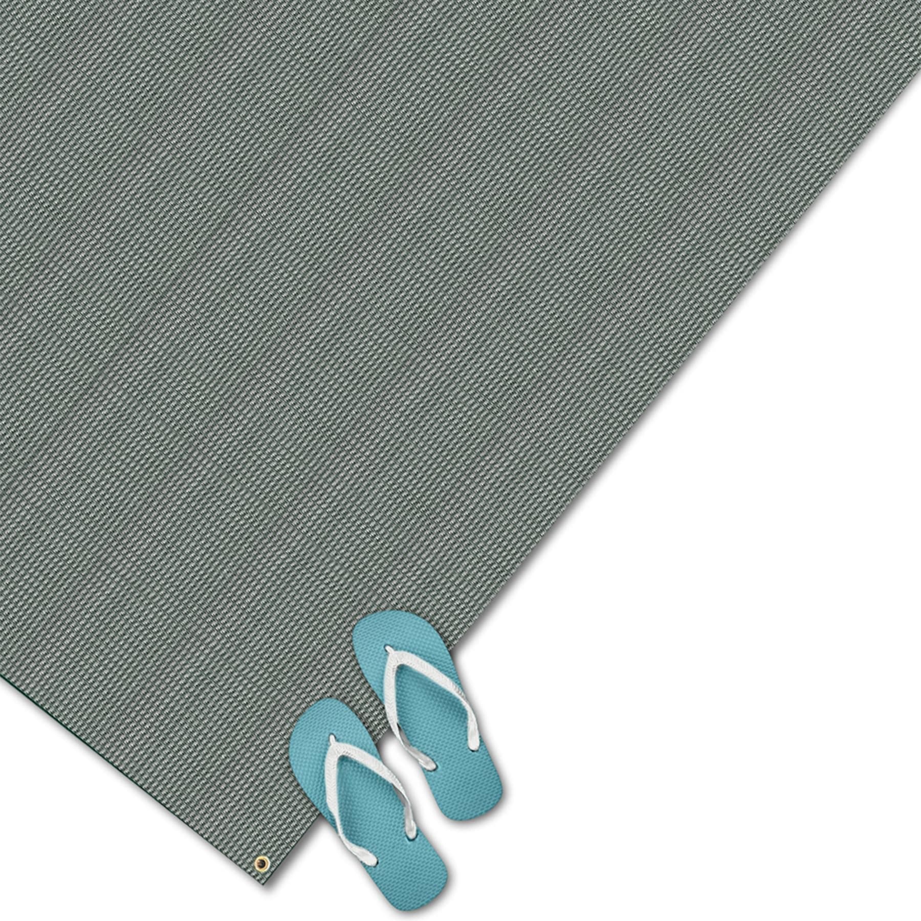Carefree Dura-Mat RV Patio Mat | 8 ft. x 20 ft., Gray