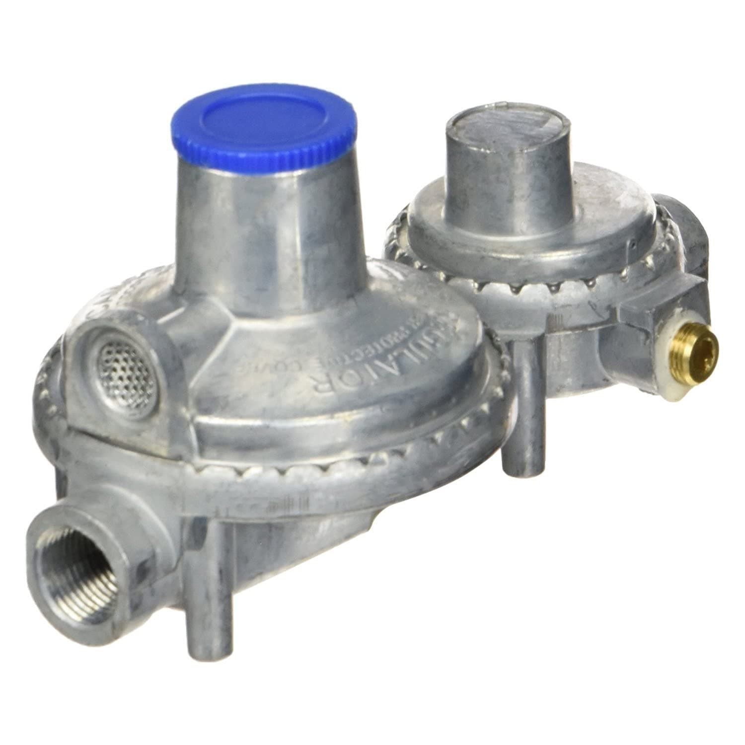LP Vertical Regulator | Single-Stage Propane Regulator, Compact 3.15" Housing