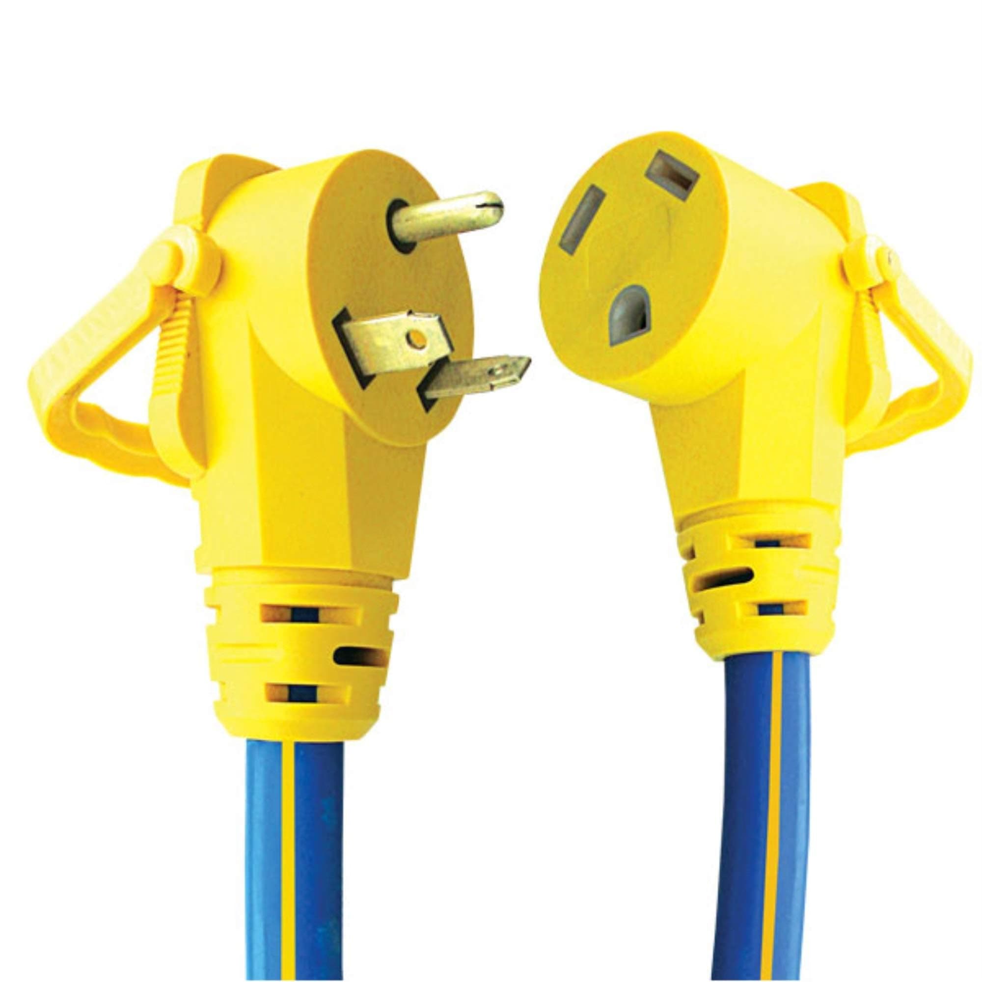 AP Products 50 ft 30A RV Extension Cord | 3-Prong, EZee Grip Handles