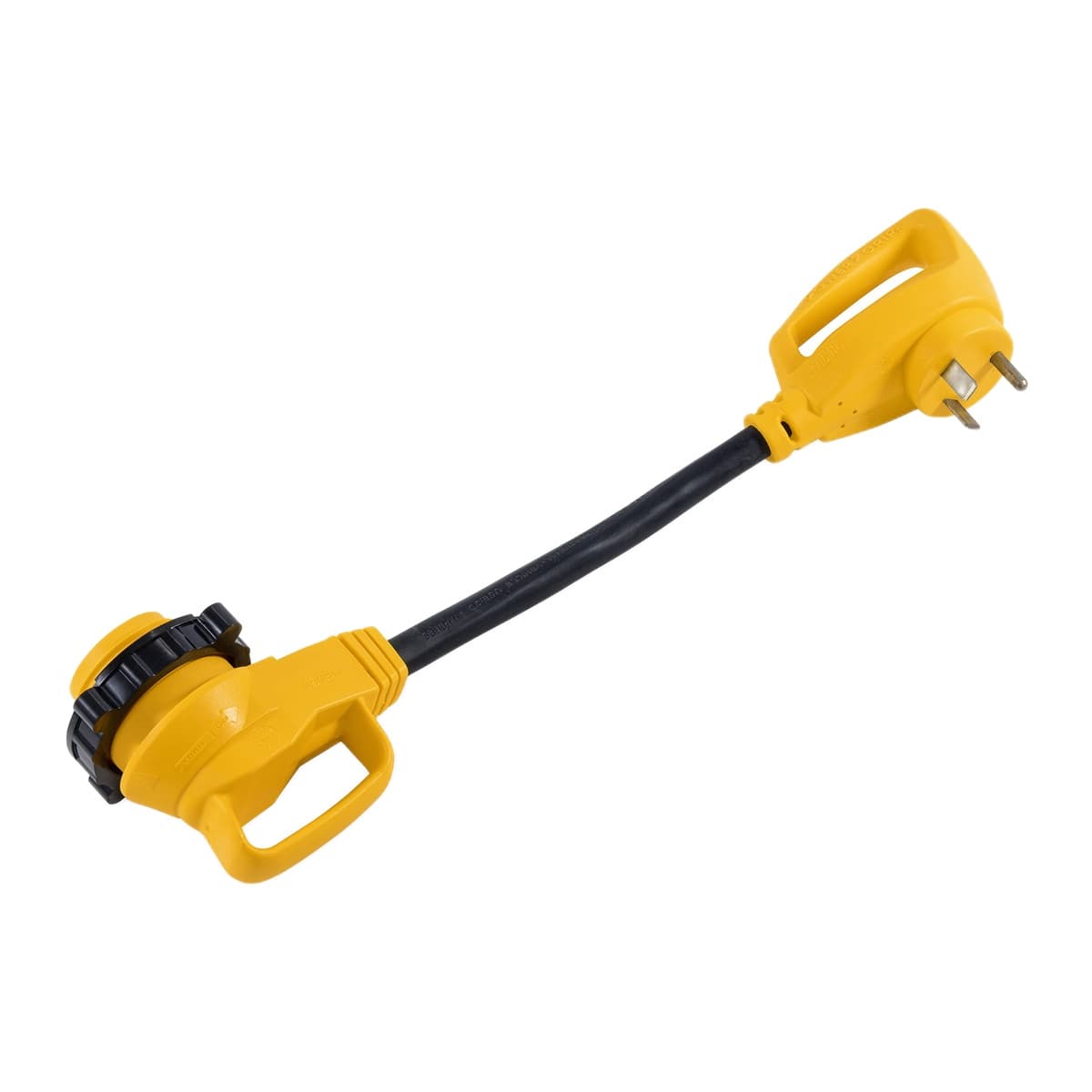 Camco PowerGrip 18-In 30-Amp 90-Degree Locking Adapter