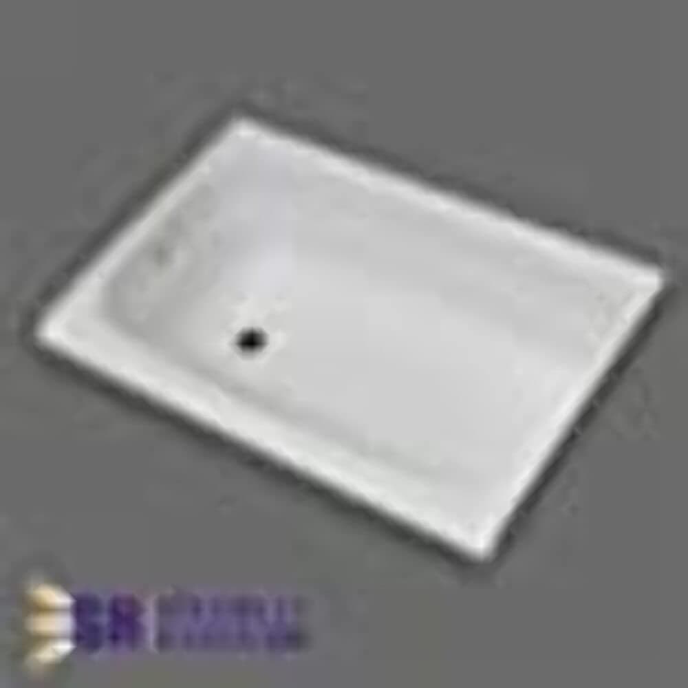Specialty Recreation RV Bathtub | 24" x 40" x 14", Left-Hand Drain, White