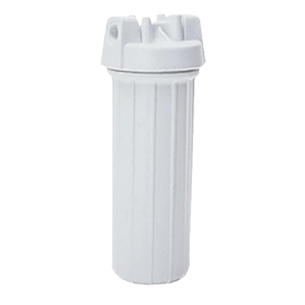 Shurflo 10 in. Water Filter Housing Assembly | Brass, 3/8 in. NPT Ports, Under-Counter/Outside Mount