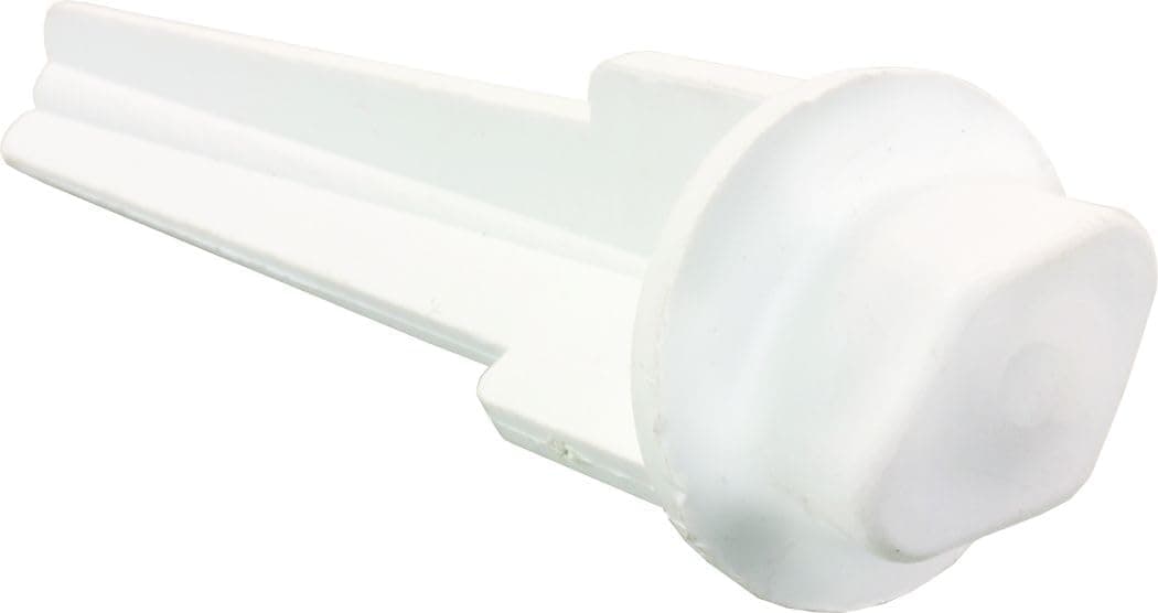 JR Products Lavatory Sink Stopper | White, 4"