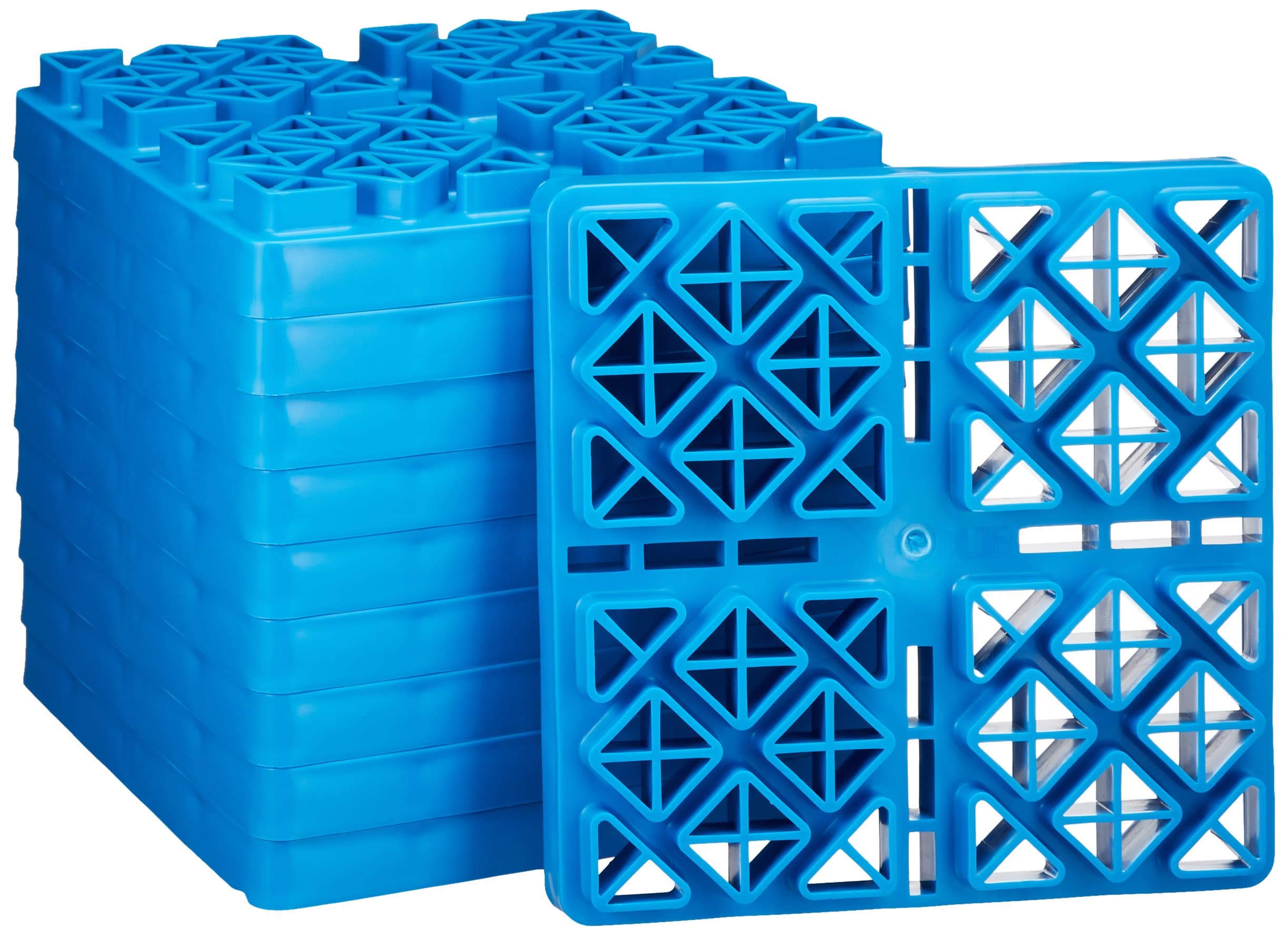 Ultra-Fab Interlocking Leveling Blocks | Blue, Set of 10