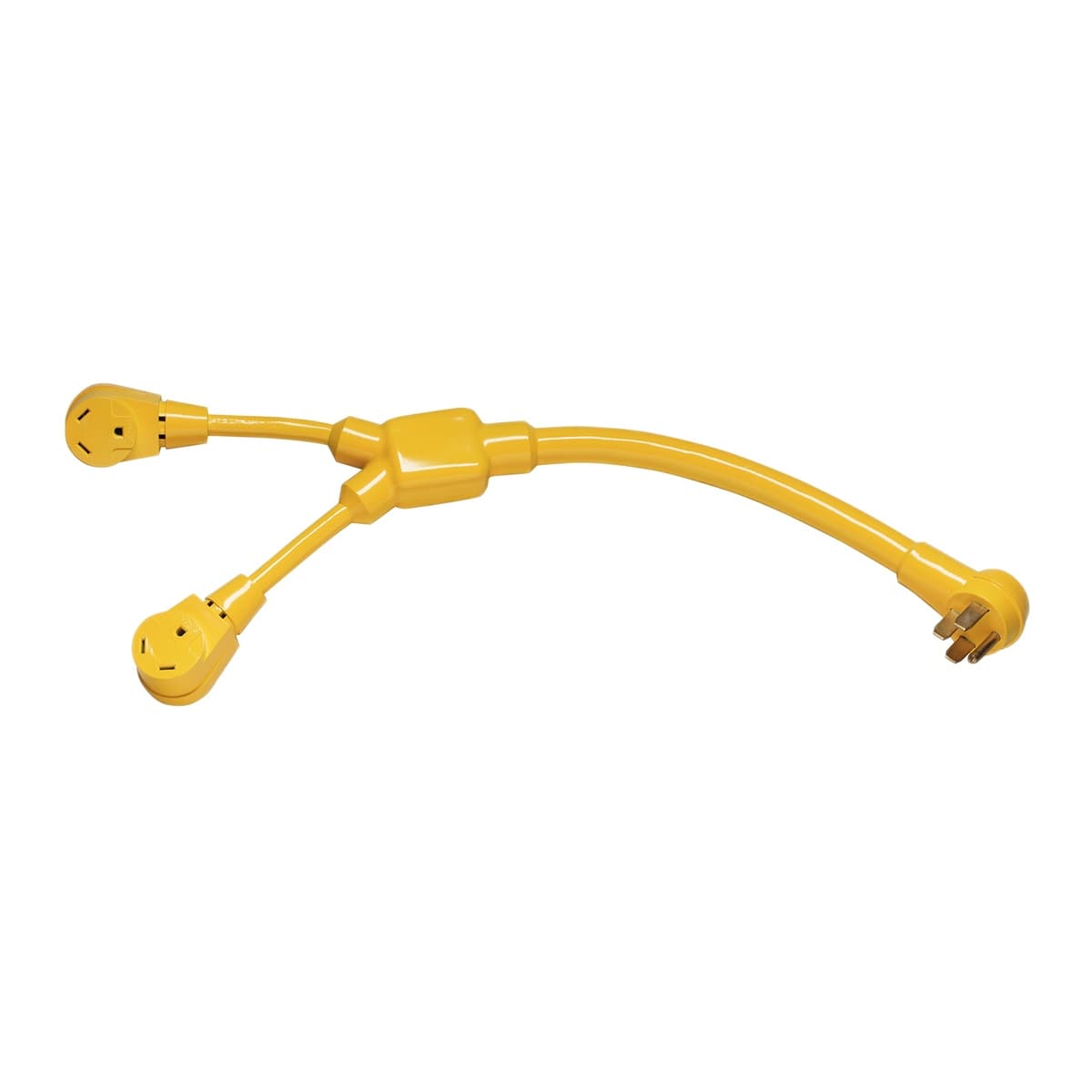 Marinco Dual 30A to 50A RV Y-Adapter with Swivel Handle